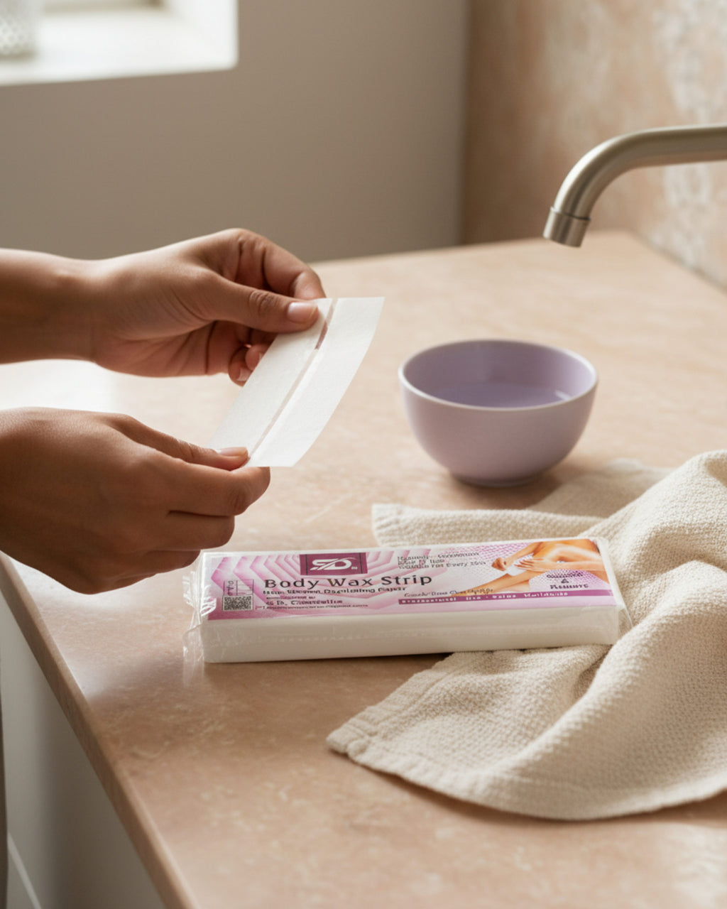 Body Wax Strips — Large