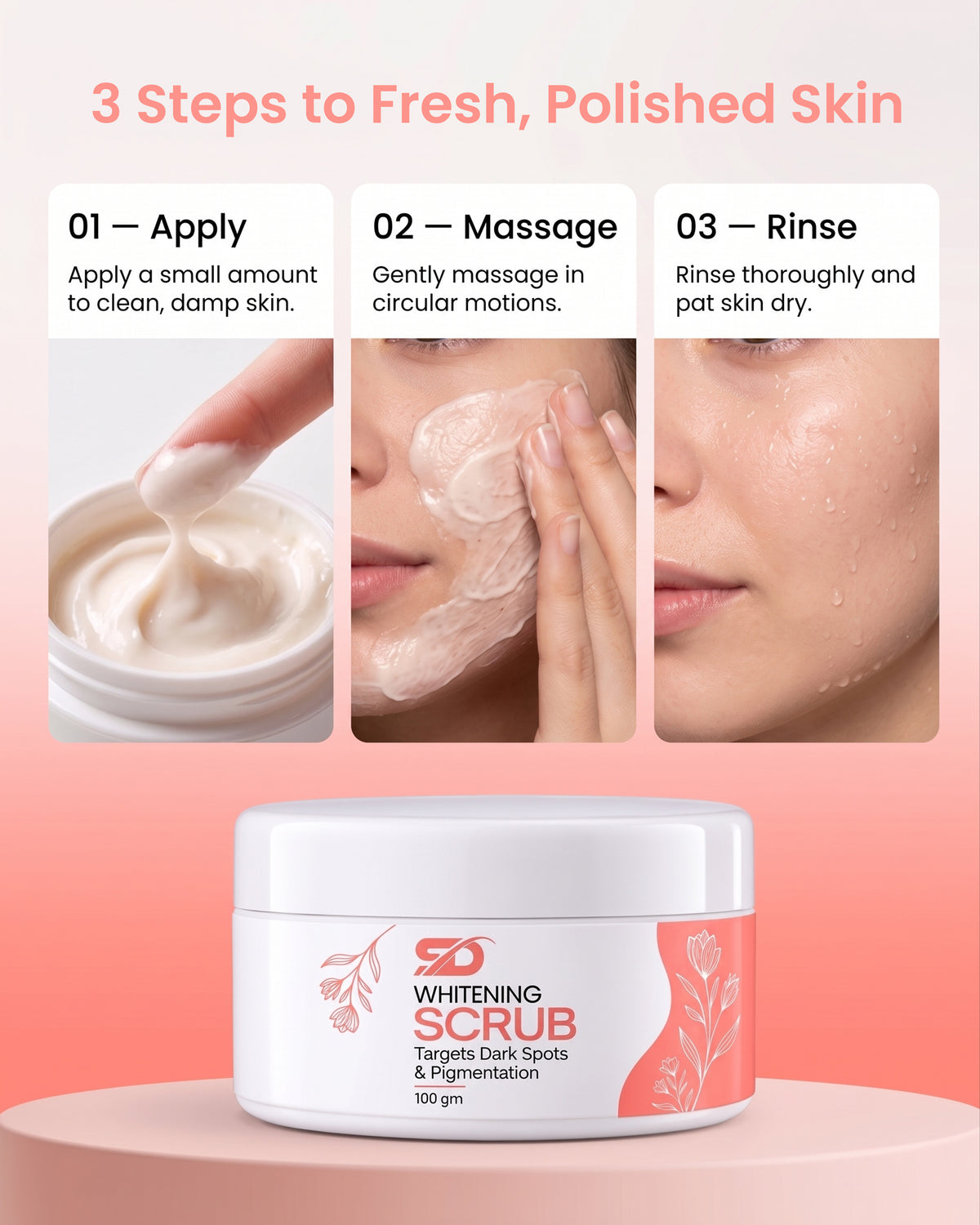 Facial Whitening Scrub